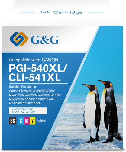 G G 540XL 541XL Cartridges Combo Pack Coolblue Voor 23 59u Morgen