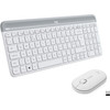 Logitech MK470 Slim Draadloos Toetsenbord en Muis Wit QWERTY