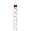 Veripart Power Strip 6-way 3m White