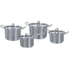 BK Q-linair Master Glass Cookware Set 4-piece