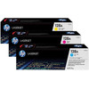 HP 128A Toners Combo Pack