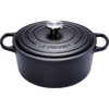 Le Creuset Signature Runder Bräter 24 cm Mattschwarz