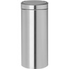 Brabantia Touch Bin 30 Litres Matt Steel Anti-Traces de Doigts