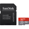 SanDisk MicroSDXC Ultra 128 Go 120 Mo/s CL10 A1 UHS-1 + SD Ad