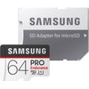 Samsung microSDXC PRO Endurance, 64 GB, 100 MB/s + SD-Adapter