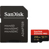 SanDisk MicroSDXC Extreme PRO 256 GB 170MB/s + SD Adapter