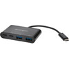 LogiLink UA0436 - Ultra Slim 4-Port USB Hub (USB B Connector) Aluminum with up to 18W, Ports: 1x USB 3.0 Type-A, 3X USB 2.0 Type-A