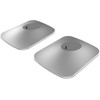 KEF P1 LSX Desk Pad Silver per pair