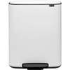 Brabantia Bo Pedal Bin 60 Liter White