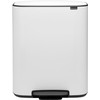 Brabantia Bo Pedal Bin 2x 30L White