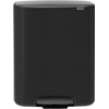 Brabantia Bo Poubelle à Pédale 2 x 30 Litres Matt Black