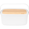 Make & Take Lunch Box rotondo, 1 litro, in plastica - Dark Grey