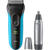 Braun 3040 Wet & Dry + Braun EN10 nose trimmer