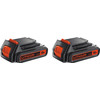 BLACK+DECKER 18V 1.5Ah Battery 2-pack