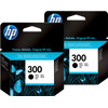 HP 300 Cartridges Zwart Duo Pack