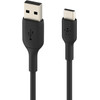 Belkin USB-A-auf-USB-C-Kabel 1 m Kunststoff Schwarz