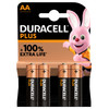 Duracell Alkaline Plus AA batteries 4 units