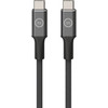 BlueBuilt USB-C to USB-C Cable 3m Nylon Black