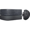 Logitech K860 + Logitech MX Ergo Draadloze Muis