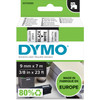 DYMO D1 9mm x 7m Black White Labels