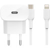 Belkin Power Delivery Charger 20W + Lightning Cable 1m Plastic White