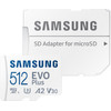 Samsung EVO Plus 512 GB microSDXC + Adapter