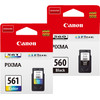 Canon PG-560 + CL-561 Cartridge Combo Pack