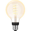 3x Philips Hue Filament Light White Ambiance Globe E27