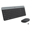 Logitech MK470 Smart Wireless Keyboard and Mouse Gray QWERTY