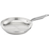 Mäser Serie Tavos koekenpan 28 cm, inductiepan voor alle warmtebronnen, ongecoat, vaatwasmachinebestendig, ovenbestendig, roestvrij staal 18/10