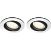 Philips Hue Milliskin Recessed Spot Light White Ambiance Round Aluminum 2-pack