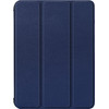 Just in Case Apple iPad Mini 6 Tri-Fold Book Case with Pen Holder Blue