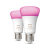 2x Philips Hue White and Color E27 800lm Duo pack