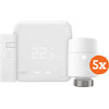 Tado Smart Thermostat V3 + Starter Pack + 5 Radiator Knobs