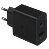 Samsung Super Fast Charging Charger with 2 USB Ports 35W Black