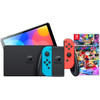 Nintendo Switch OLED Blue Red + Mario Kart 8 Deluxe