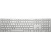 HP 970 Dual-Mode Wireless Keyboard Silver QWERTY