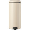 Brabantia NewIcon Poubelle à Pédale 30 Litres Soft Beige