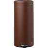 Brabantia NewIcon Pedal Trash Can 30L Mineral Cosy Brown