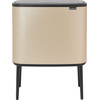 Brabantia Bo Touch Bin 11 + 23L Metallic Gold