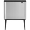 Brabantia Bo Touch Bin 11 + 23L Matte Steel Fingerprint Proof