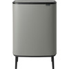 Brabantia Bo Touch Bin Hi Abfalleimer 2 x 30 Liter Mineral Concrete Grey