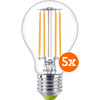 Philips LED Filament Light - 2.3W - E27 - Warm White Light 5-pack