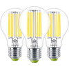 Philips LED Filament Light - 4W - E27 - Warm White Light 3-pack