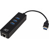 ACT USB Hub 3.2 met 3 USB-A poorten en ethernet