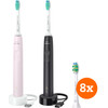 Philips Sonicare 3100 Series HX3675/15 + InterCare opzetborstels (8 stuks)