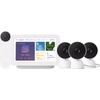 Google Nest Cam Indoor Wired 3-pack + Nest Doorbell + Nest Hub 2