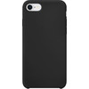 XQISIT Silicone  Soft Case Apple iPhone SE 2022 / SE 2020 / 8 / 7 Back Cover Black