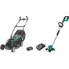 Bosch EasyRotak 36-550 + Bosch AdvancedGrassCut 36 LI incl. 4,0 Ah accu (1x)