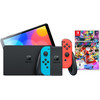 Nintendo Switch OLED Blau/Rot + Mario Kart 8 Deluxe